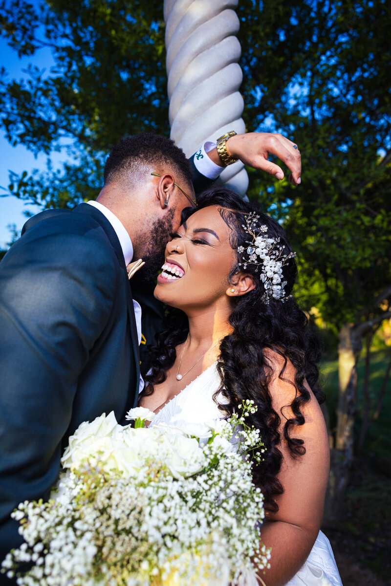 Bride getting ready at Th Mason Dallas taken by Dallas wedding photographer Jameson Ray