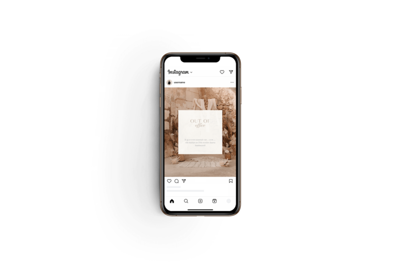 Elegante Instagram post templates voor fotograaf
