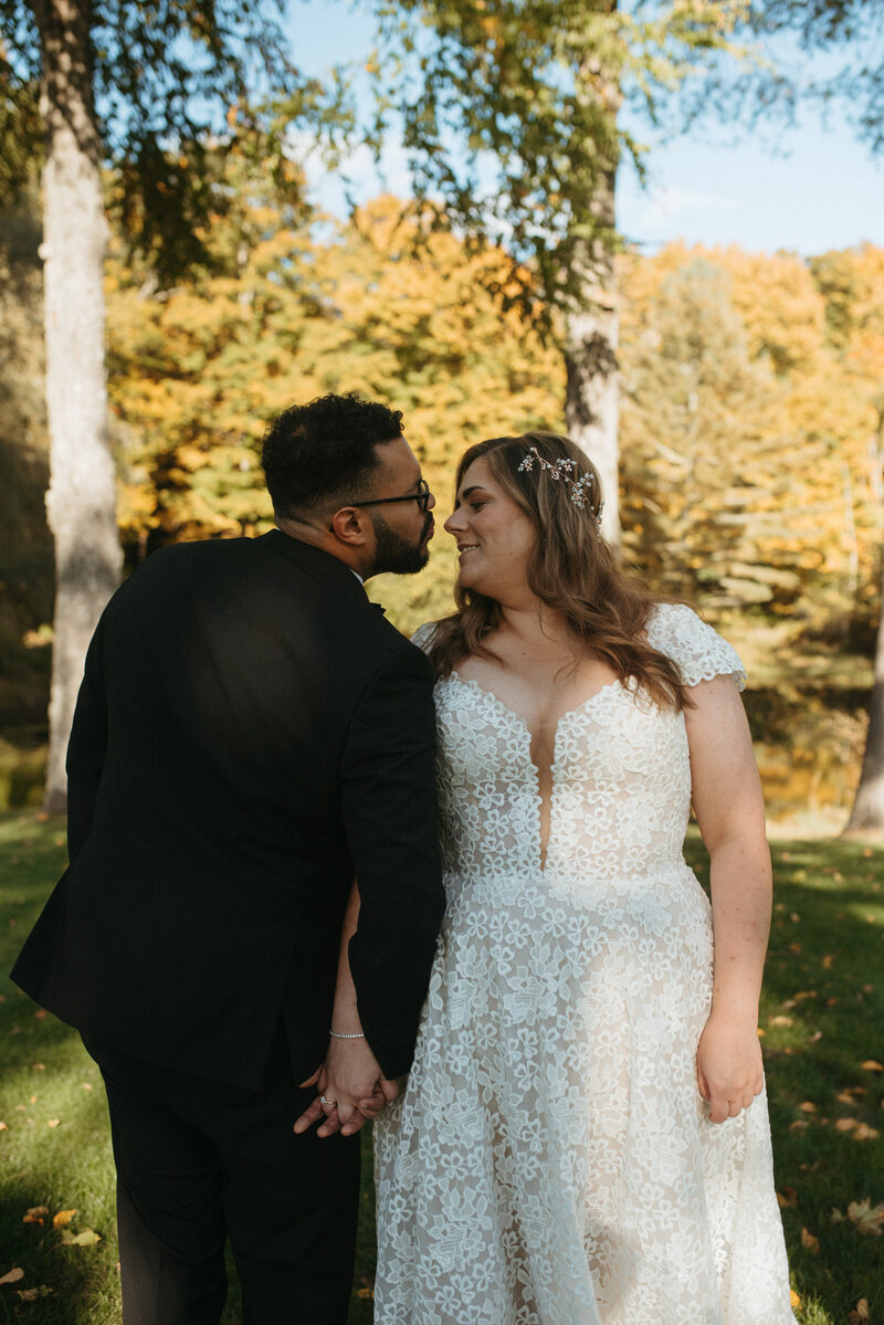Same sex wedding at Lord Thompson Manor in Thompson, CT