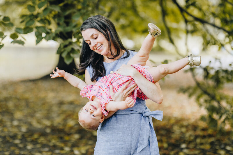 Natural Hudson Valley family photography in The Garrison area with relaxed portraits