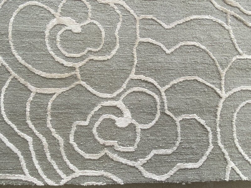 Custom Mini Camellia detail with Lurex