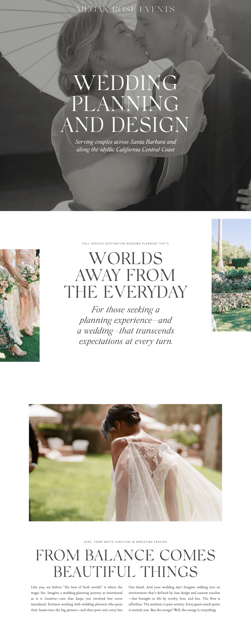 A website mockup.