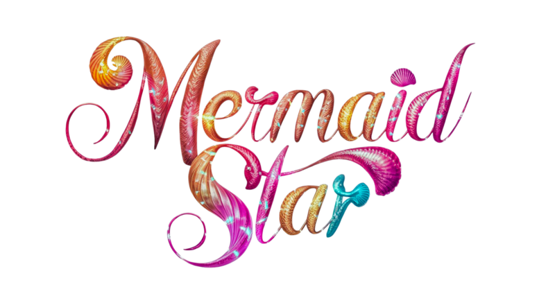 Mermaid Star Showit Template Logo Reflecting Oceanic Beauty and Mystical Brand Identity