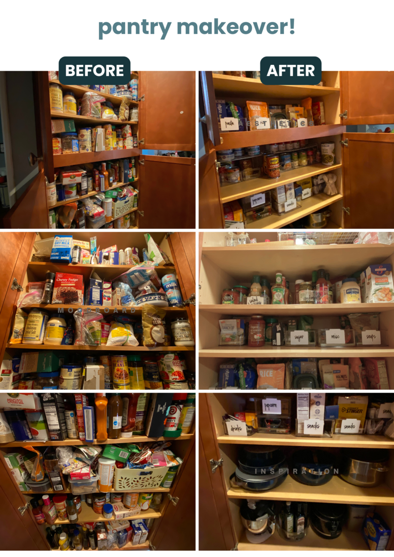 home organization for the pantry