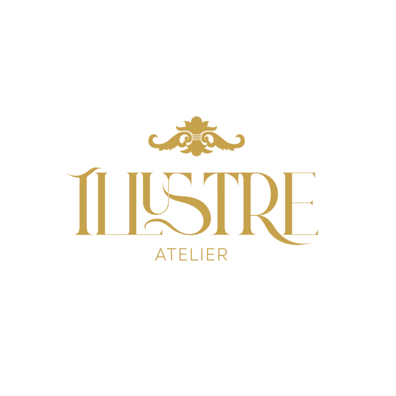 Logo principal créé par Fenicia Studio pour l'identité visuelle de l'atelier de couture.