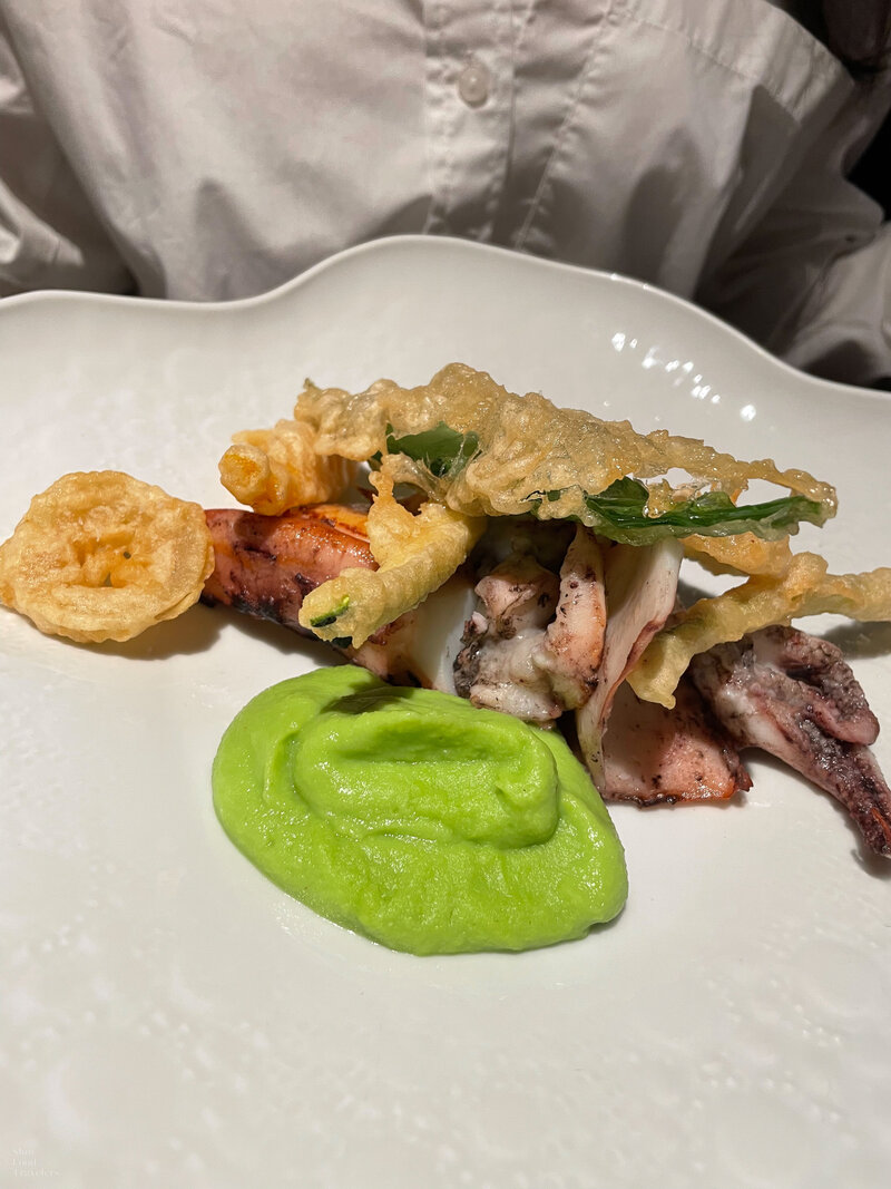 Calamari at Aroma in Turin, Italy