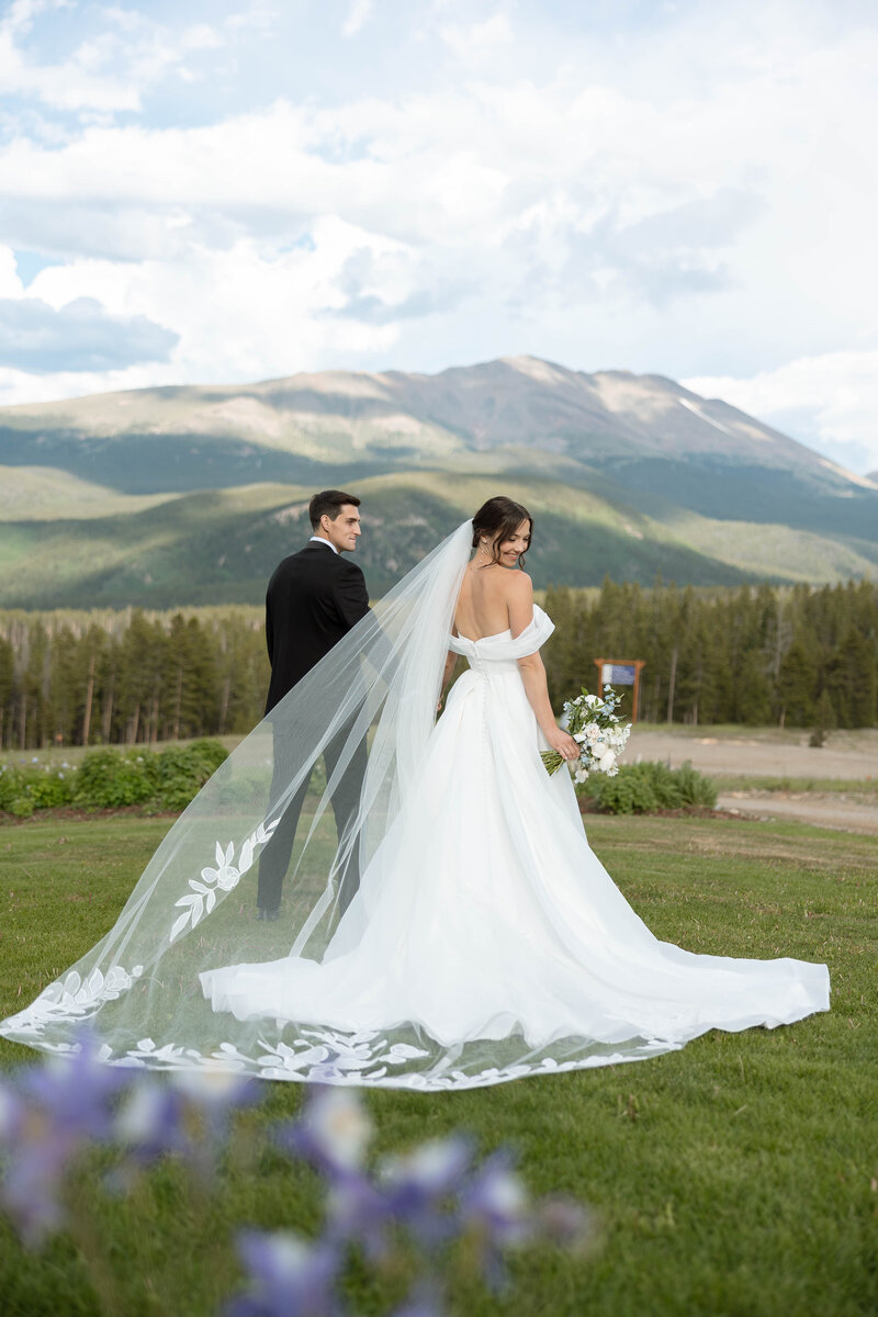 outdoor wedding reception