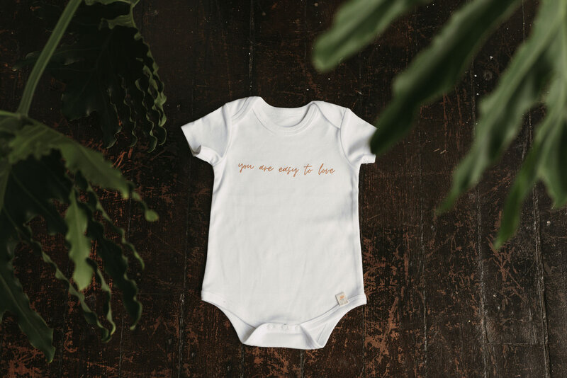 you are easy to love onesie