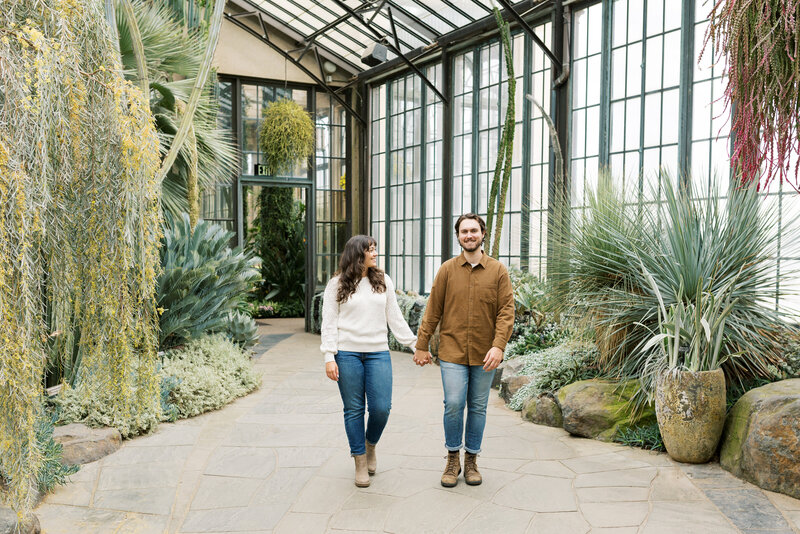 Angela and John Longwood Gardens Engagement Session
