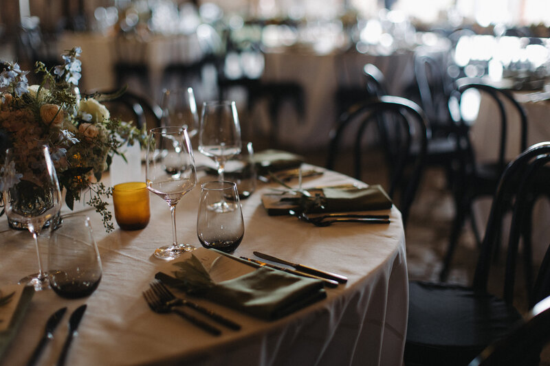 Elegant table setting with modern chairs and refined décor, photographed by TM & Co (T&M Photography), specializing in lifestyle photography and event photography packages in Roseville and Sacramento.
