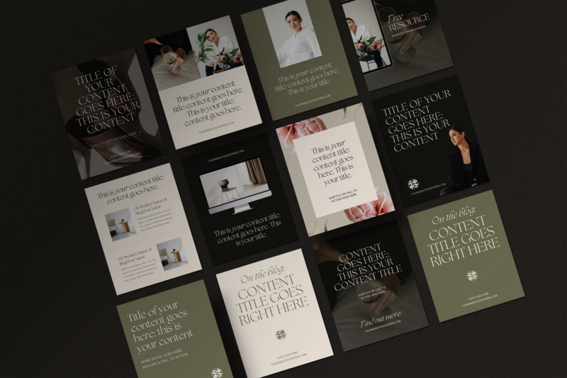 Template Mockups Dark