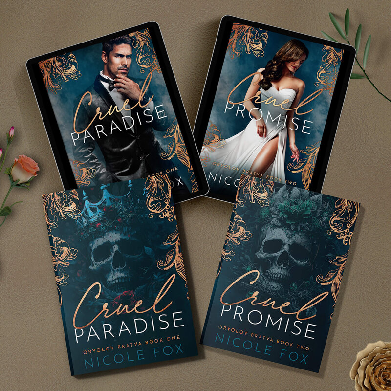 Romance Book Covers Cruel Paradise and Promise by Nicole Fox Author