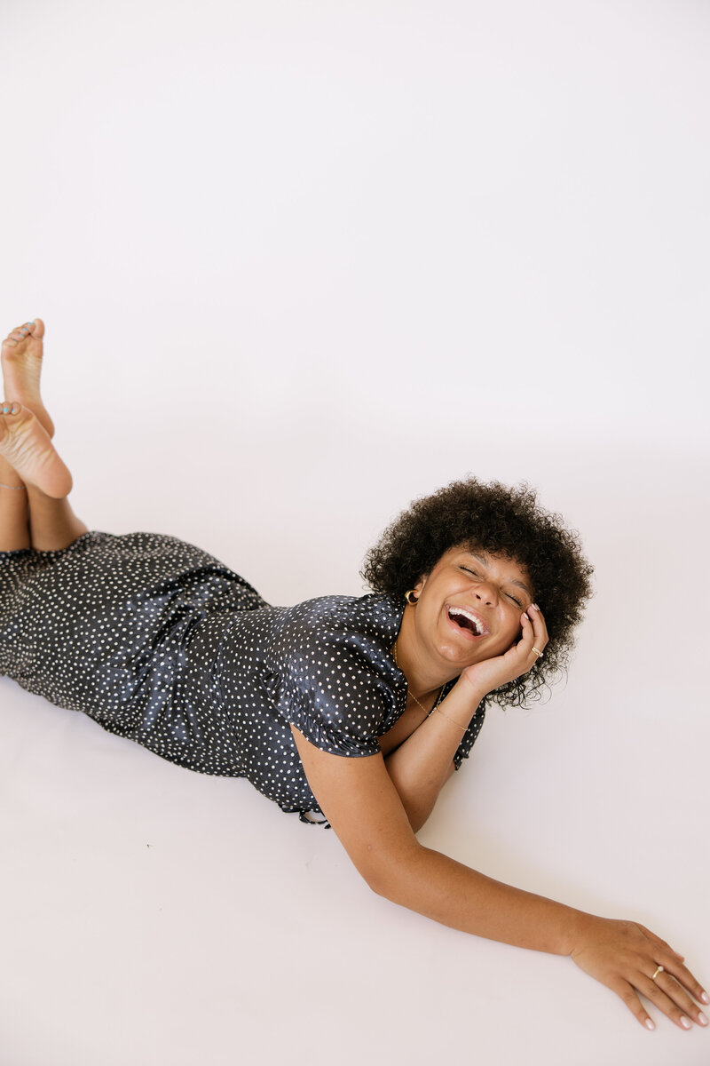 Photographer Headshots in a Studio with White Backdrop