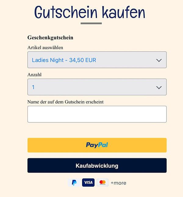 Wellnesgutschein kaufen