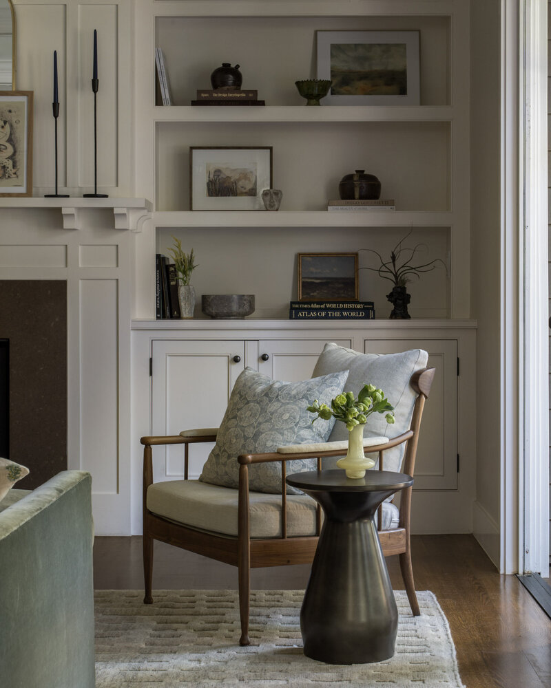 Armchair in living room