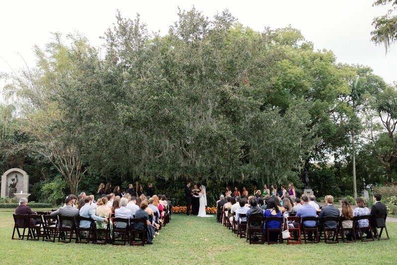 Garden wedding ceremony moment captured by photographers in Puerto Rico

