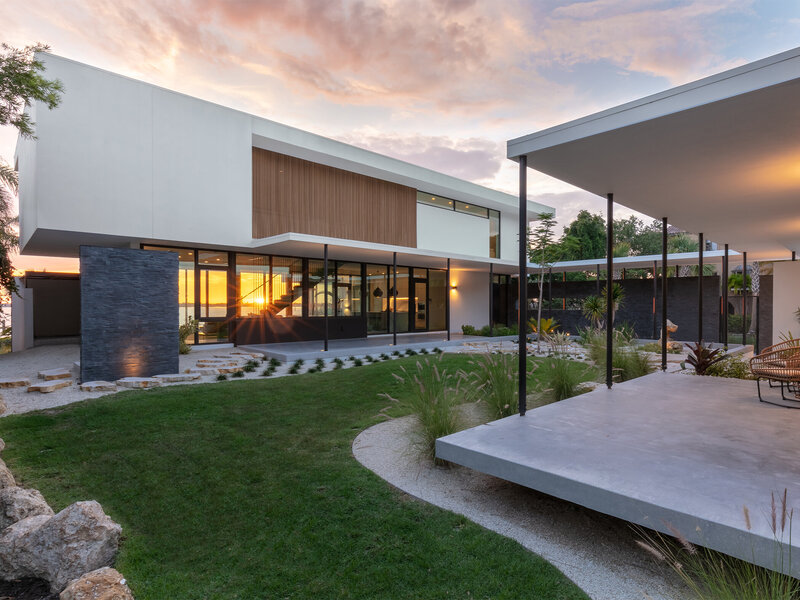 Sweet Sparkman Architecture Seathru House Landscape 1