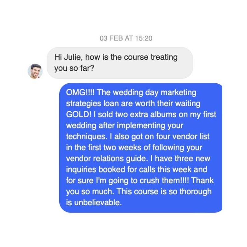 Pro Wedding Photography Business Coach