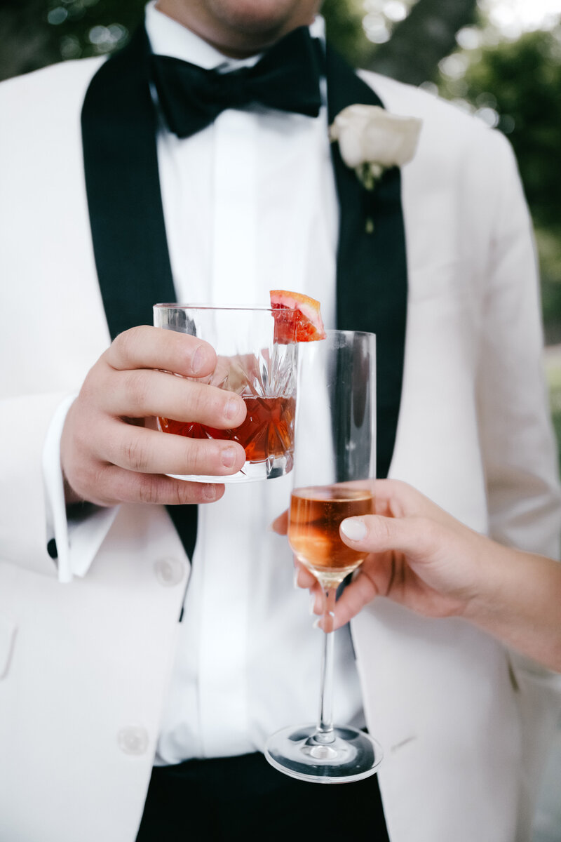 Upscale bride and groom portraits in natural light, emphasizing the timeless beauty of this Hill Country wedding