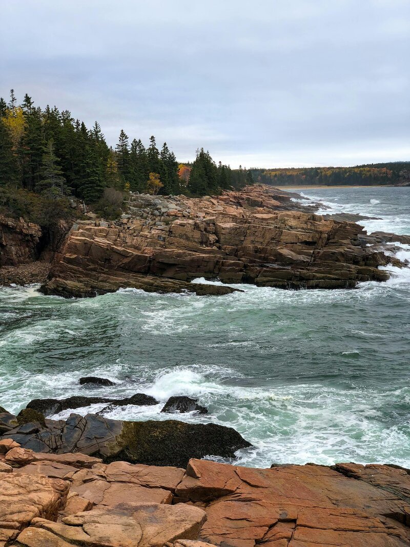 Scenic coastal cliff in Massachusetts, reinforcing the peaceful setting for EMDR trauma healing services