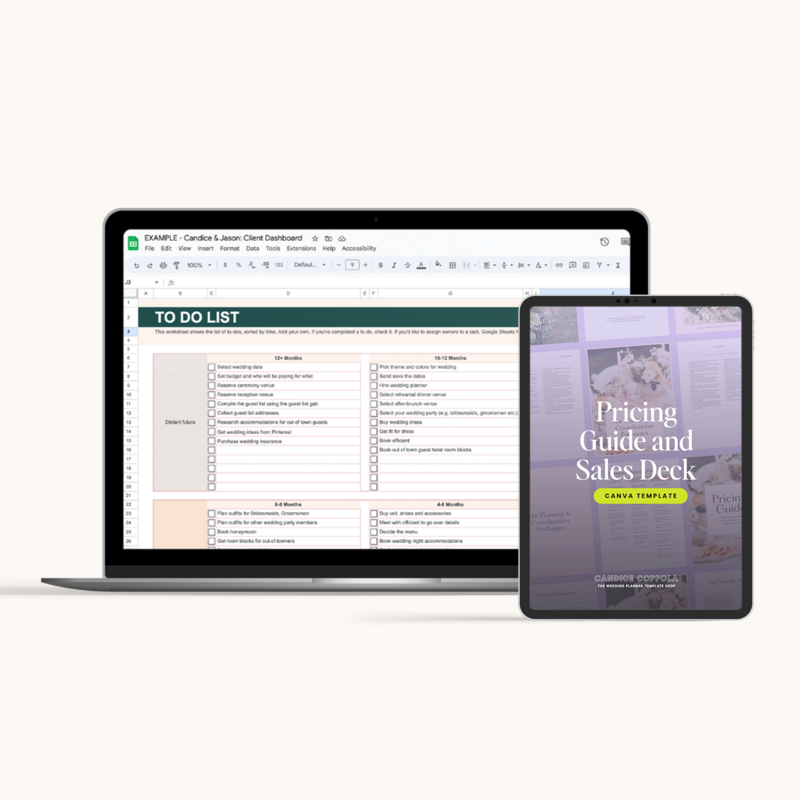 The Client Dashboard Google Sheet 2