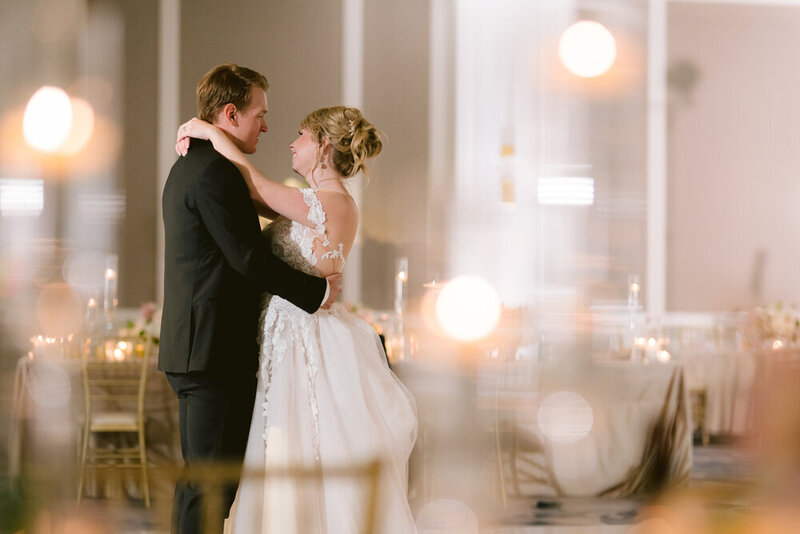 Swank Soiree Dallas Wedding Planner Lauren and Ashton at the Crescent Hotel - first dance