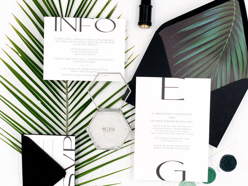 Green and black tropical wedding-07