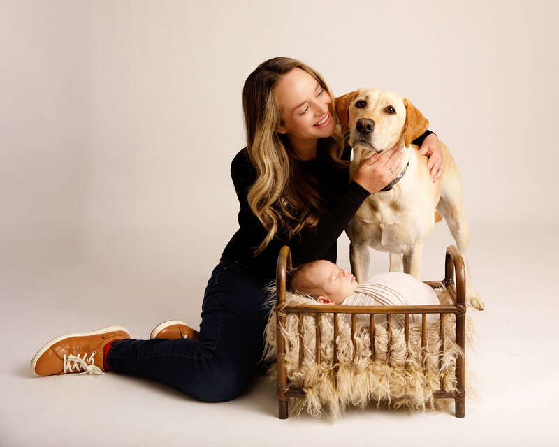 Atlanta newborn and dog photographer