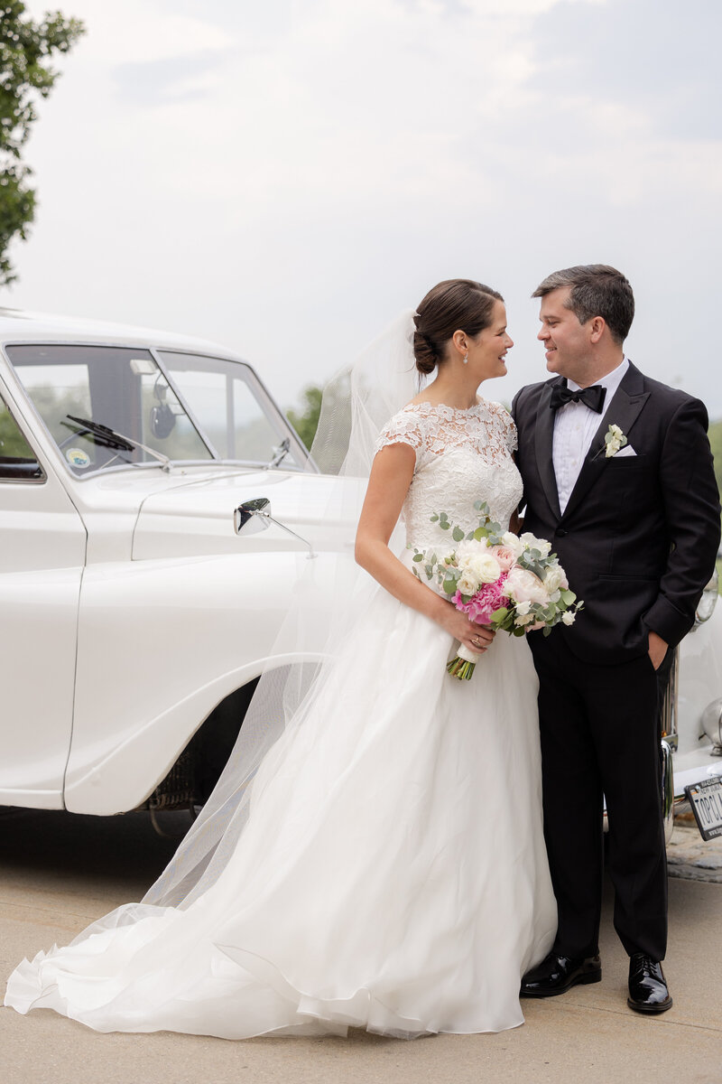 Bride and groom portrait