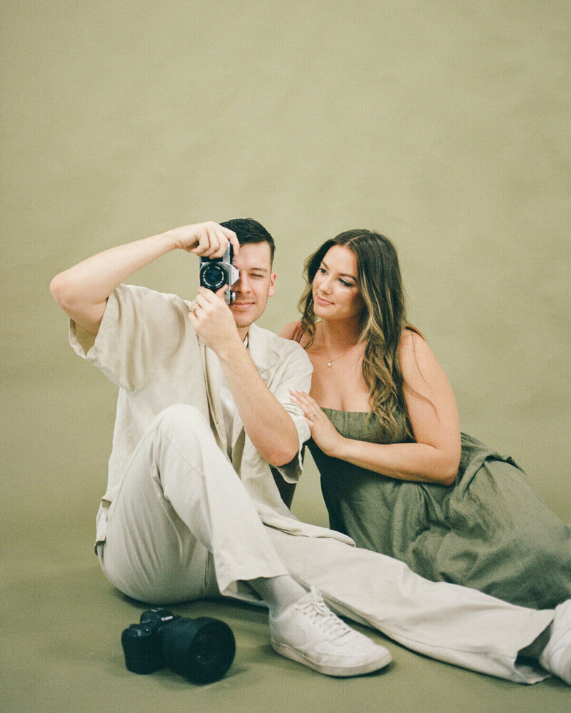 photo of wedding videographer and wedding photographers in naples