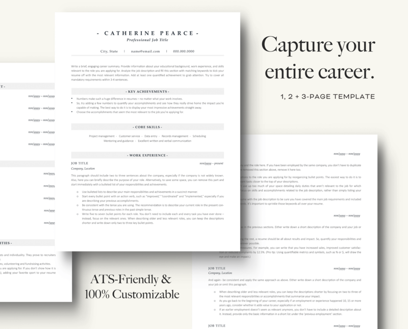 ATS-FRIENDLY RESUME + COVER LETTER