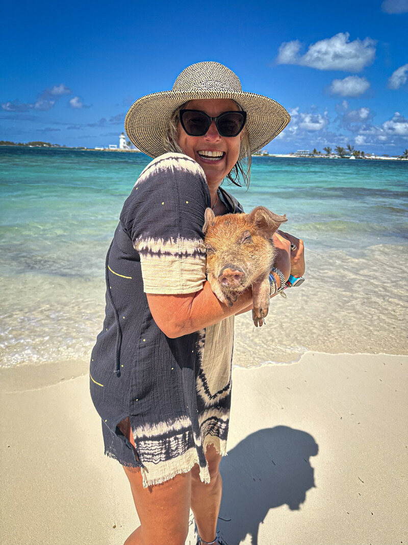 Tracy Jo, Pig Island, Bahamas