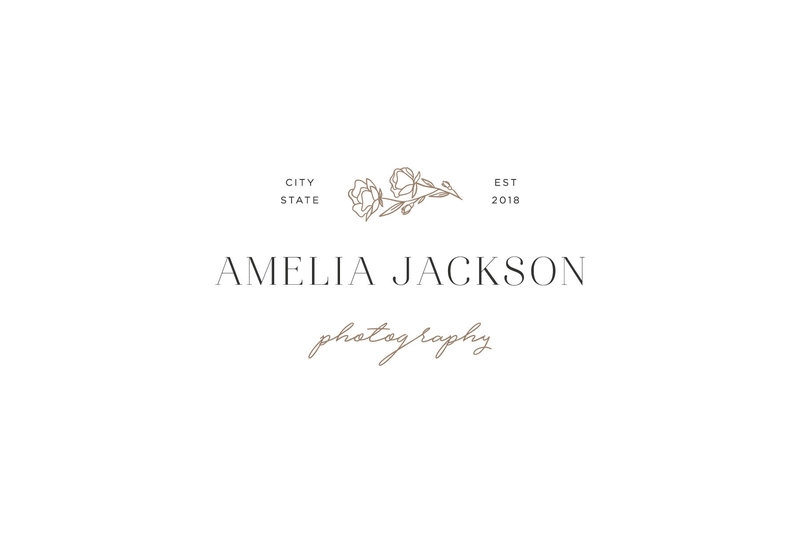 Amelia Jackson Floral Pre-Made Brand for Creatives