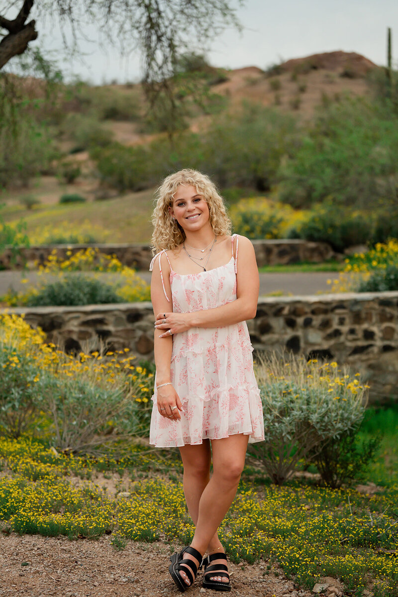 Spring bloom senior photos