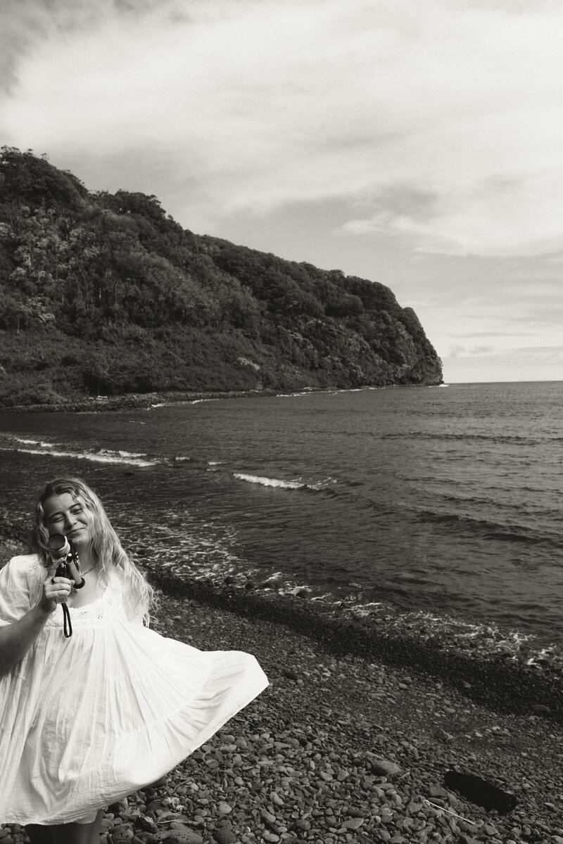 A headshot of a documentary and destination wedding photographer based in Virginia 