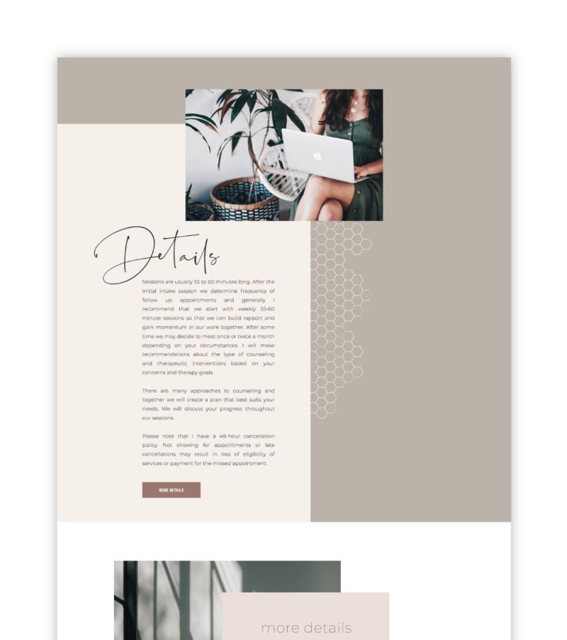 The Roar Showit Web Design Website Template Layout Ingrid Moore Lookbook 6