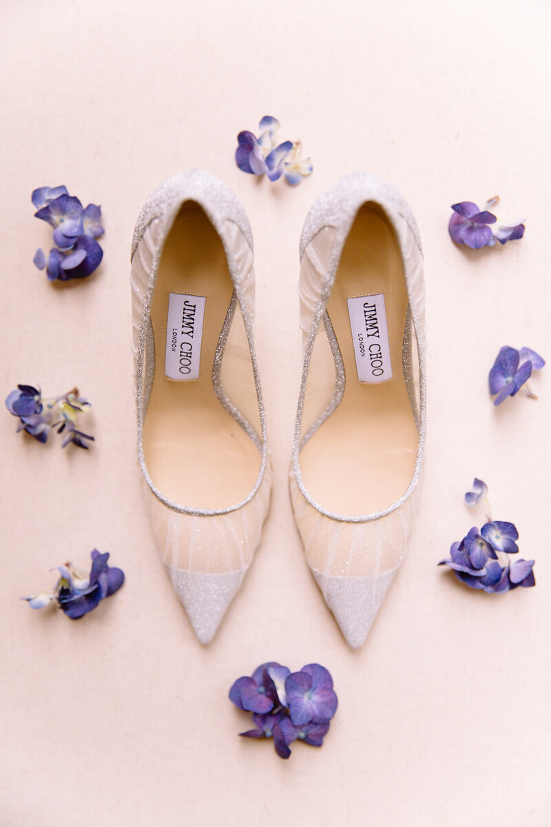 Jimmy Choo-Bridal Shoe-Inspiration-NYC Wedding-Kate Neal Photography