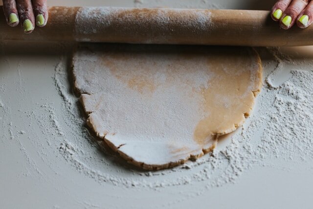 Image of rolling pie crust