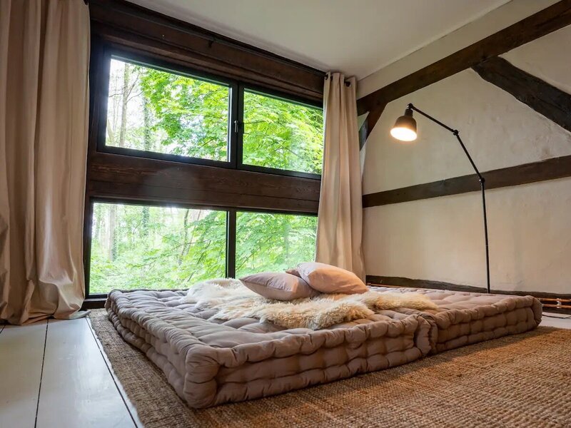 Schlafzimmer-3-4-Wassermühle-Triglitz-Ferienunterkunft-Deutschland