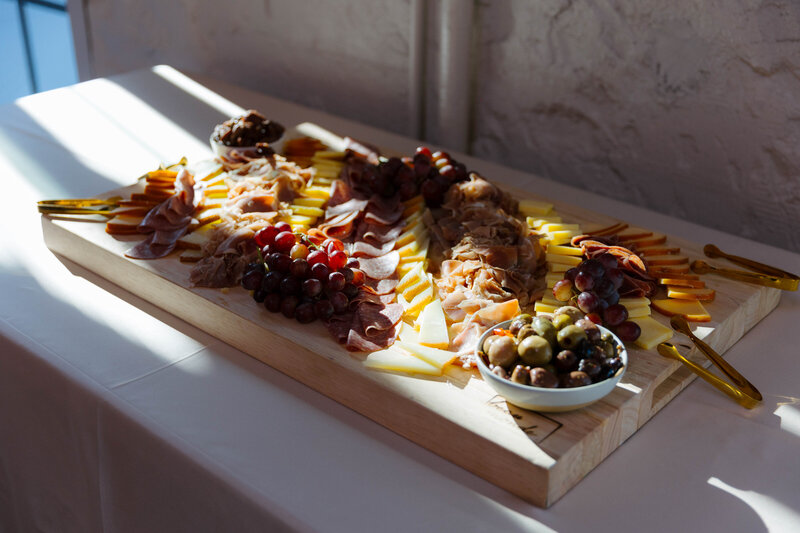 cocktail hour charcuterie display