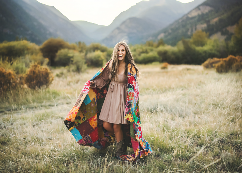 Fort Collins senior in the mountaints