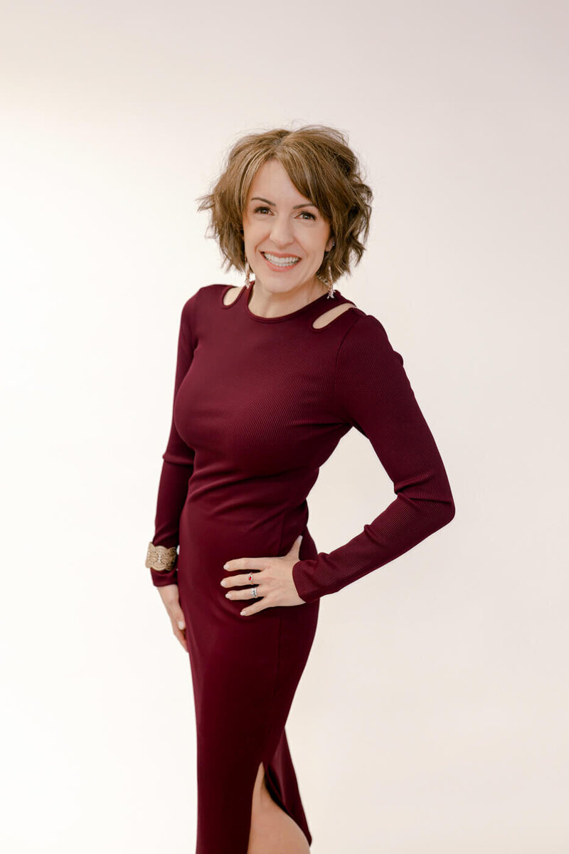 Janeil Anderson, founder and stationery designer at Seventh and Anderson, specializing in custom wedding invitations and fine paper goods.