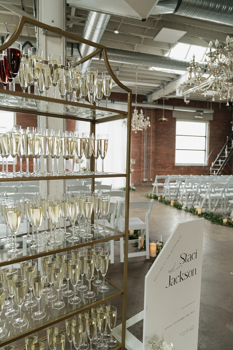 Brass champagne wall 2-Rori Ranch Rentals