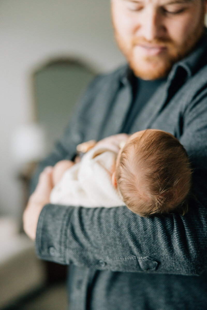 In Home Lifestyle Newborn Photo Session Spring Hill TN
