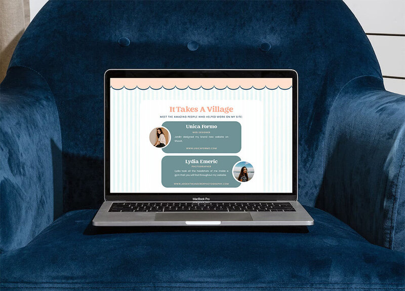 A blue chair with a laptop placed on it, creating a relaxed tech environment.