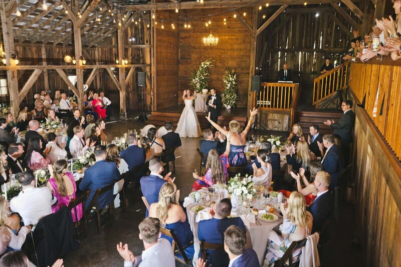 Barn at Harrow Cellars Wedding Reception