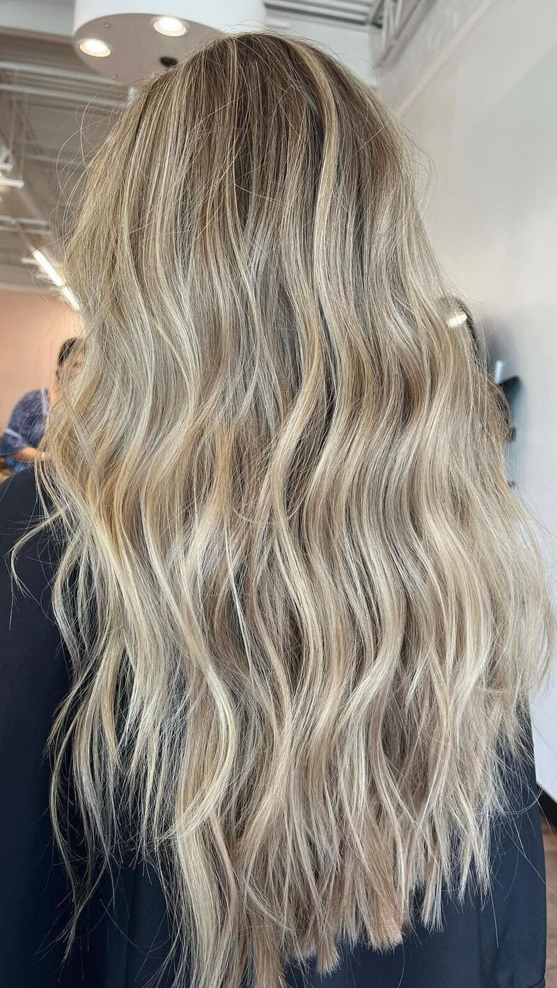 Lived in Low Maintenance Beachy Blonde Sun-kissed  Hair Color by Salt Hair Collective - East Beach Norfolk Hair Salon for Lived in Low Maintenance Color - 3