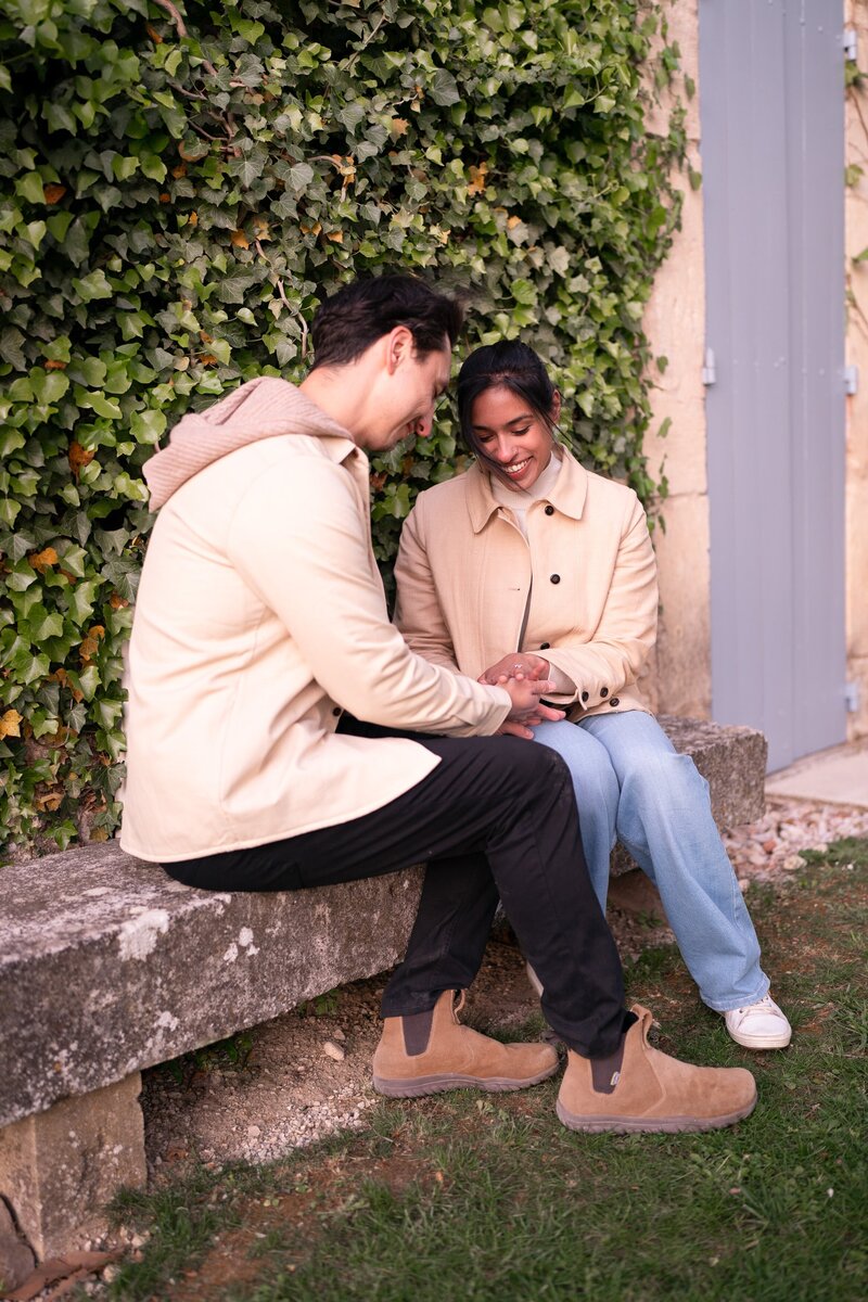 Bastide de Marie Provence Engagement Couple Photo shoot