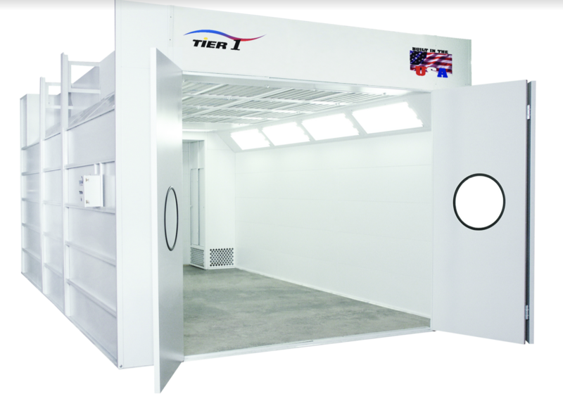 Tier 1 spray booth