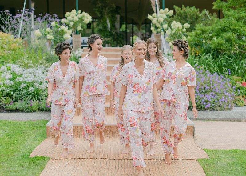 chloe-winstanley-weddings-bridesmaids-pink-floral-pajamas